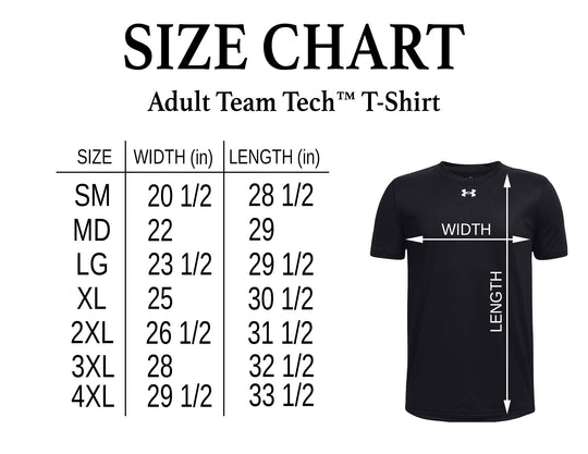 Adult - John Glenn Bobcats Varity Boys Tennis - 2025 - Under Armour Team Tech™ Shirt