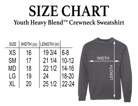 Gildan Youth Heavy Blend™  Crewneck Sweatshirt