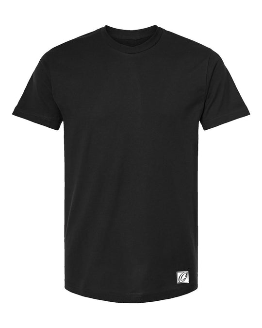 Tultex Adult Fine Jersey Crewneck Short Sleeve Tee - Solid Colors - Black/Brown/Gray/White/Tan