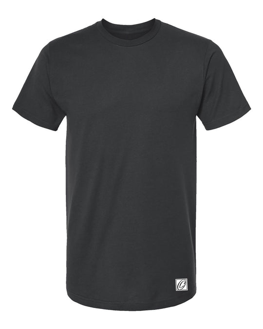 Tultex Adult Fine Jersey Crewneck Short Sleeve Tee - Solid Colors - Black/Brown/Gray/White/Tan