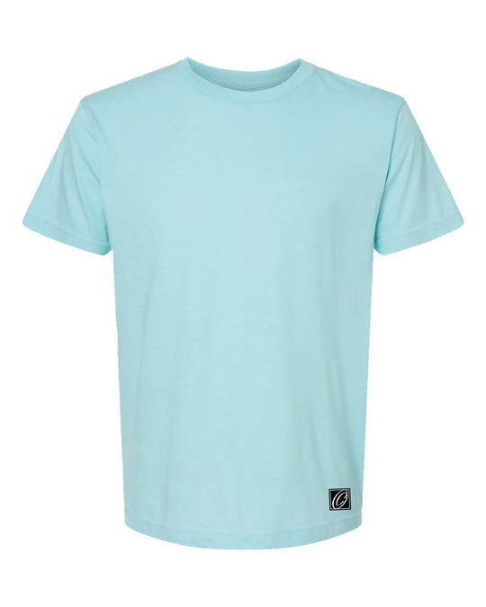 Tultex Adult Fine Jersey Crewneck Short Sleeve Tee - Heather Colors - Gray/Blue/Green