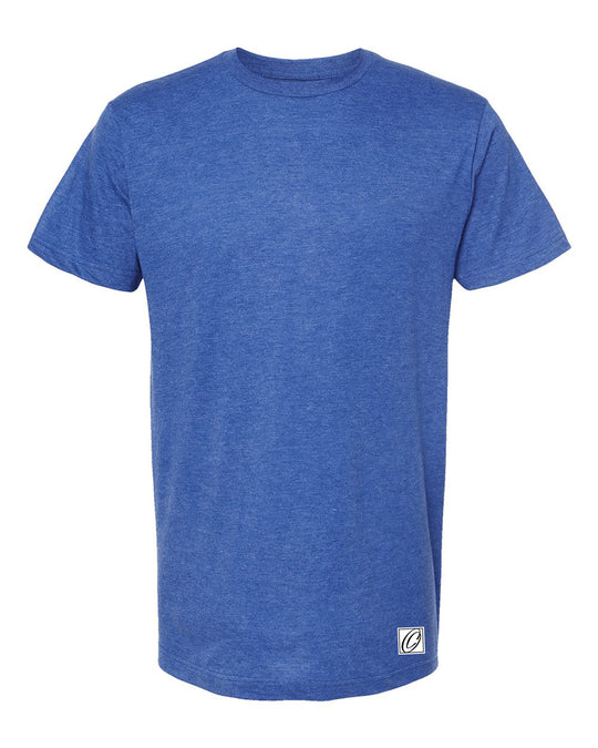 Tultex Adult Fine Jersey Crewneck Short Sleeve Tee - Heather Colors - Gray/Blue/Green