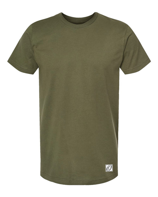 Tultex Adult Fine Jersey Crewneck Short Sleeve Tee - Solid Colors - Blue/Green