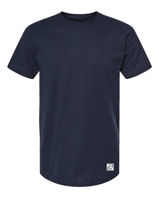 Tultex Adult Fine Jersey Crewneck Short Sleeve Tee - Solid Colors - Blue/Green