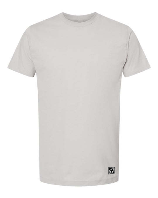 Tultex Adult Fine Jersey Crewneck Short Sleeve Tee - Solid Colors - Black/Brown/Gray/White/Tan
