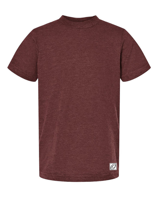 Tultex Youth Fine Jersey Crewneck Short Sleeve Tee - Heather Colors