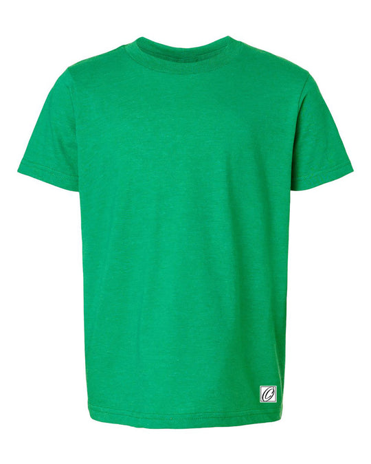 Tultex Youth Fine Jersey Crewneck Short Sleeve Tee - Heather Colors