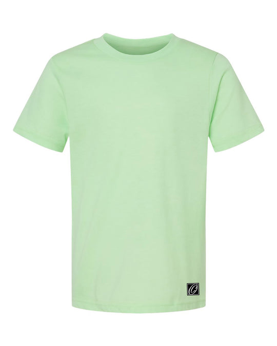 Tultex Youth Fine Jersey Crewneck Short Sleeve Tee - Heather Colors