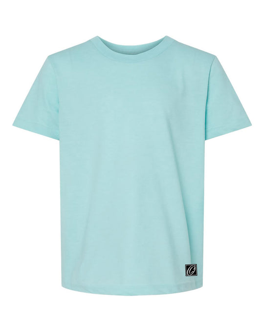 Tultex Youth Fine Jersey Crewneck Short Sleeve Tee - Heather Colors