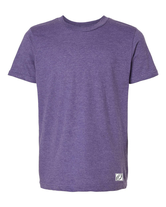 Tultex Youth Fine Jersey Crewneck Short Sleeve Tee - Heather Colors