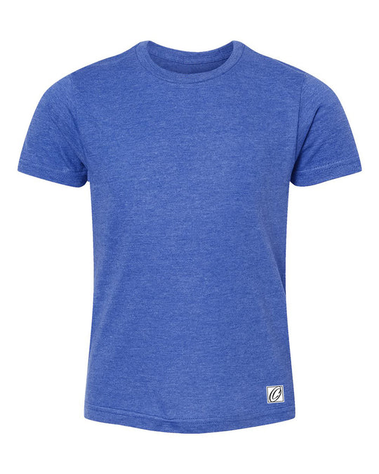 Tultex Youth Fine Jersey Crewneck Short Sleeve Tee - Heather Colors