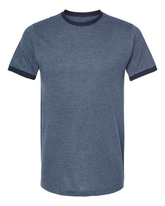 Tultex Adult Ringspun Fine Jersey Ringer Tee