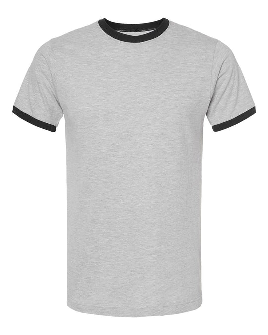 Tultex Adult Ringspun Fine Jersey Ringer Tee