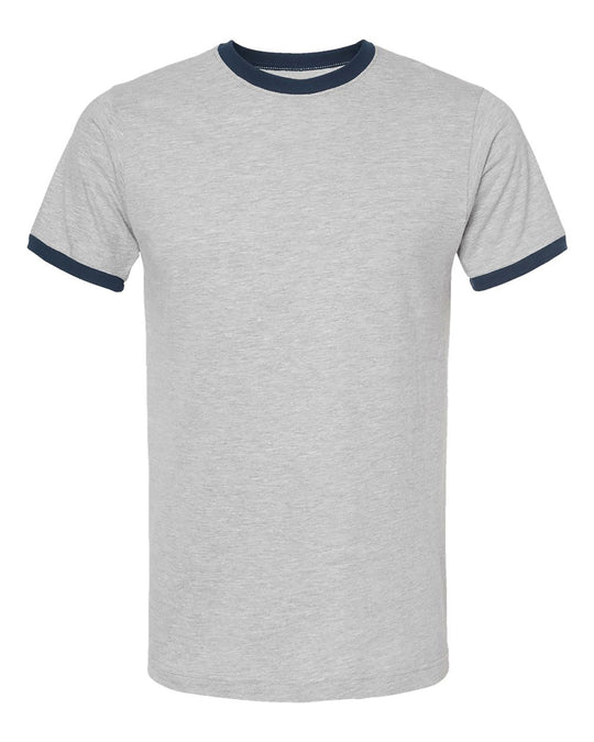 Tultex Adult Ringspun Fine Jersey Ringer Tee