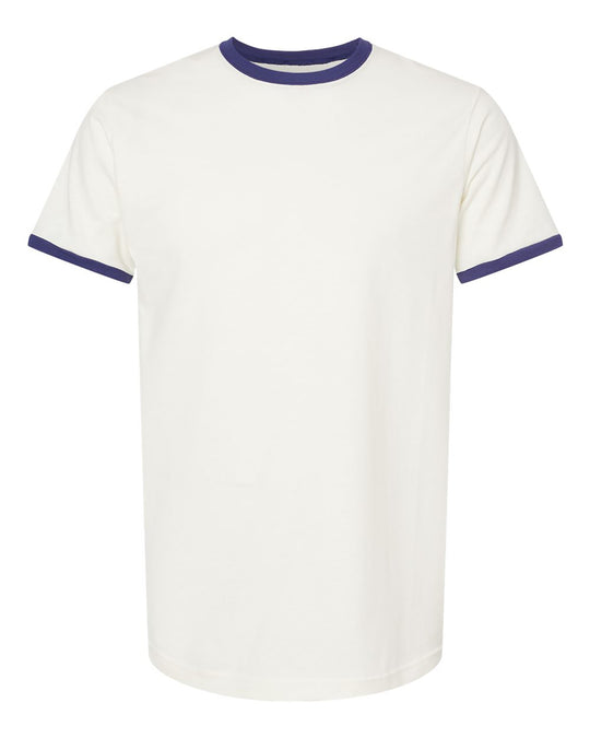Tultex Adult Ringspun Fine Jersey Ringer Tee