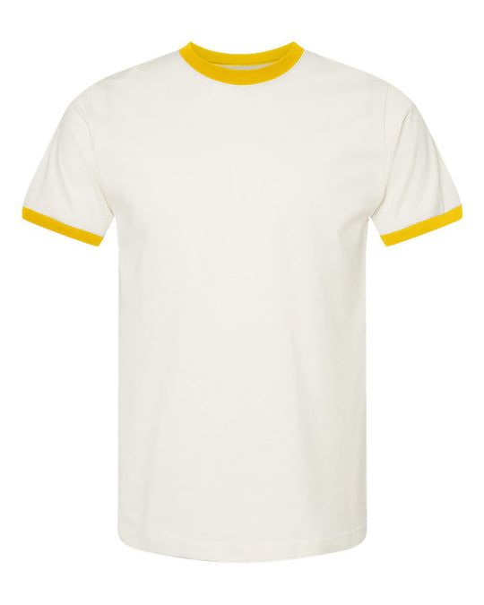 Tultex Adult Ringspun Fine Jersey Ringer Tee