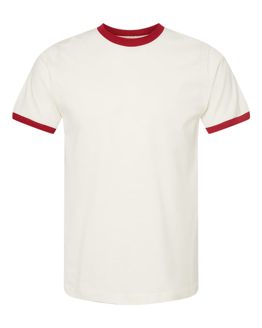 Tultex Adult Ringspun Fine Jersey Ringer Tee