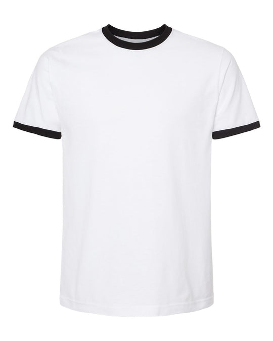 Tultex Adult Ringspun Fine Jersey Ringer Tee