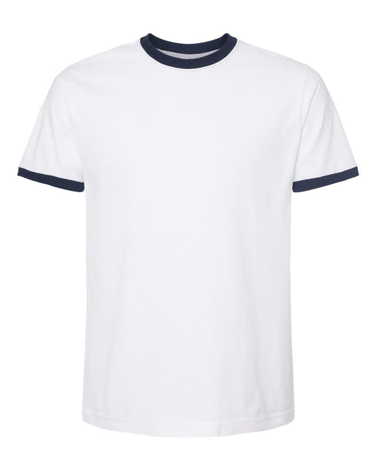 Tultex Adult Ringspun Fine Jersey Ringer Tee