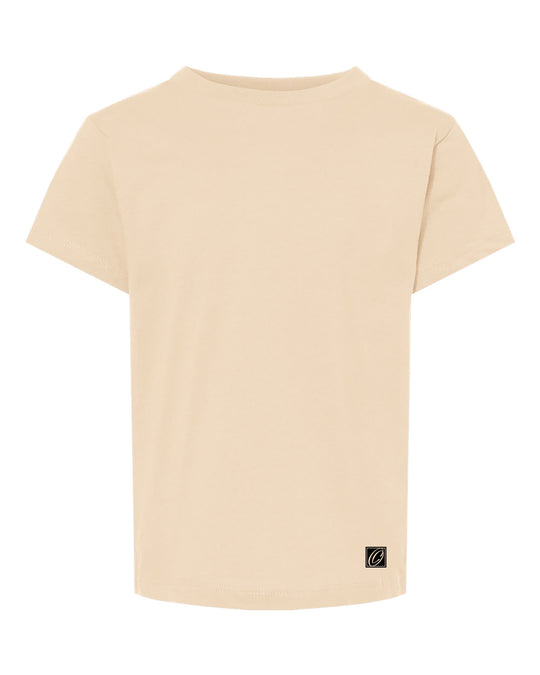 Bella Canvas Toddler Jersey Cotton Crew Neck Short Sleeve Tee - Red/Purple/Yellow/Tan