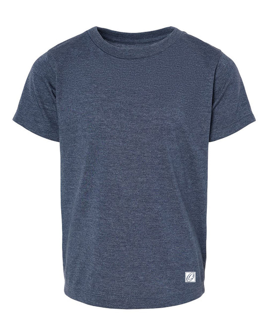 Bella Canvas Toddler Jersey Cotton Crew Neck Short Sleeve Tee - Black/White/Gray/Blue/Green