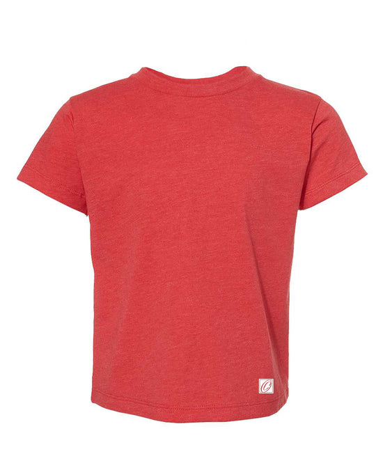 Bella Canvas Toddler Jersey Cotton Crew Neck Short Sleeve Tee - Red/Purple/Yellow/Tan