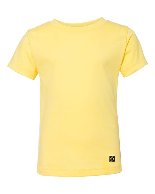 Bella Canvas Toddler Jersey Cotton Crew Neck Short Sleeve Tee - Red/Purple/Yellow/Tan