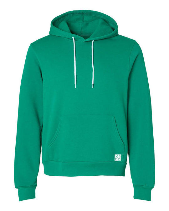 Bella Canvas Adult Midweight Sponge Fleece Pullover Hoodie - Blue/Green - XS-XL