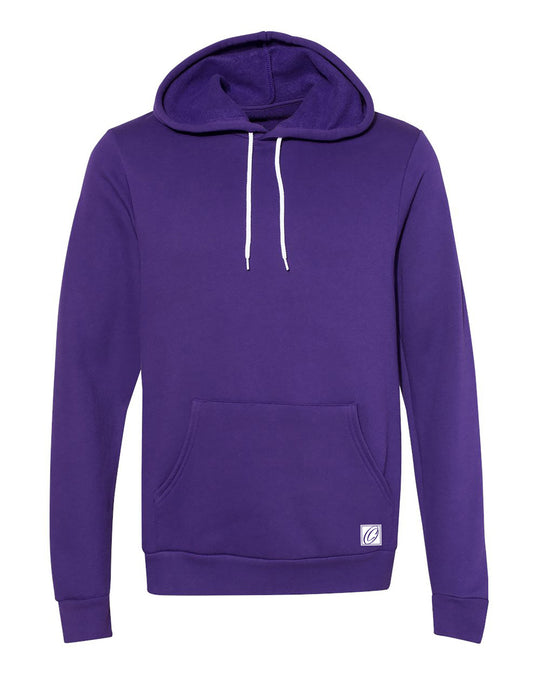 Bella Canvas Adult Midweight Sponge Fleece Pullover Hoodie - Red/Pink/Purple - 2XL-3XL