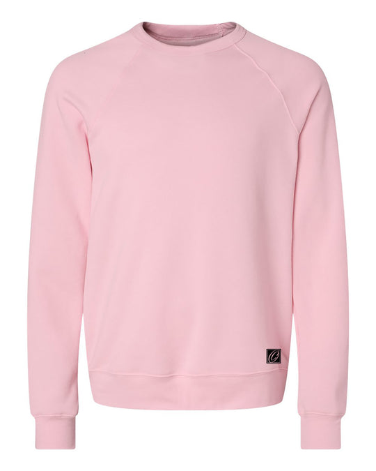 Bella Canvas Adult Midweight Sponge Fleece Raglan Sleeve Crewneck Sweatshirt - Red/Orange/Yellow/Pink/Tan