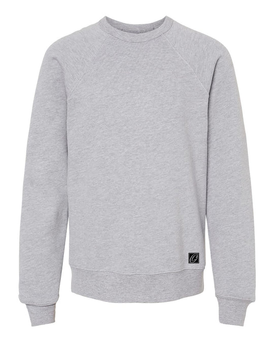 Bella Canvas Youth Midweight Sponge Fleece Crewneck Sweatshirt