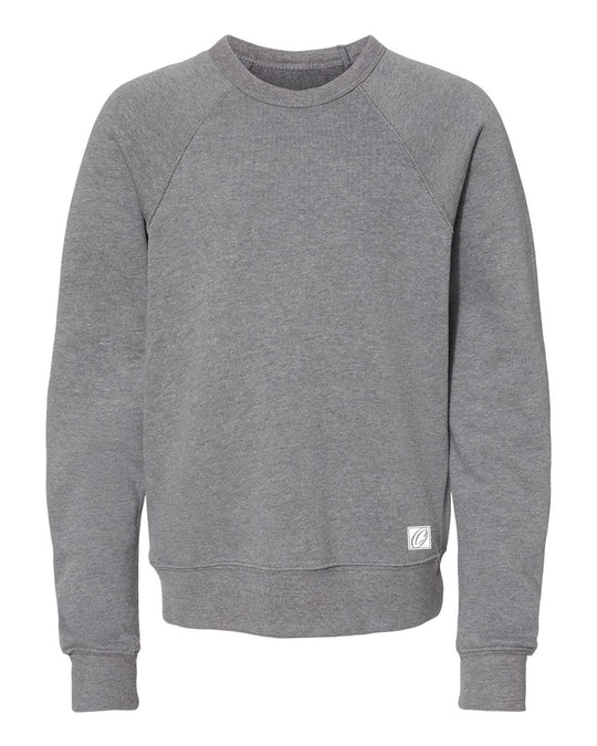 Bella Canvas Youth Midweight Sponge Fleece Crewneck Sweatshirt