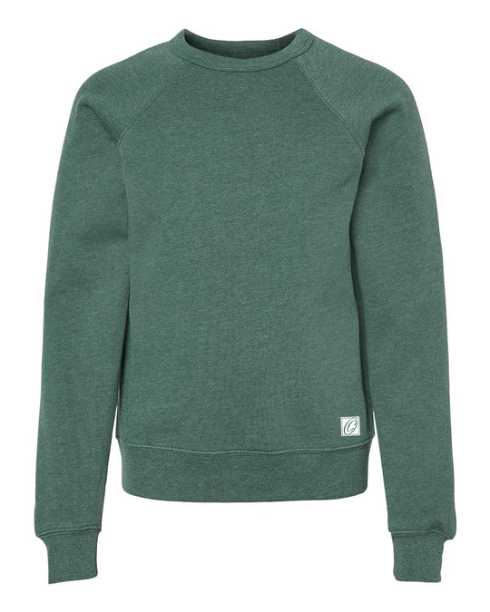 Bella Canvas Youth Midweight Sponge Fleece Crewneck Sweatshirt