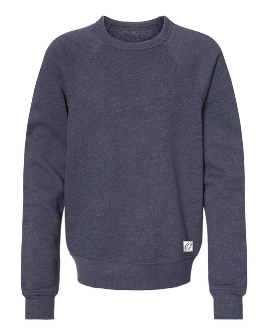 Bella Canvas Youth Midweight Sponge Fleece Crewneck Sweatshirt