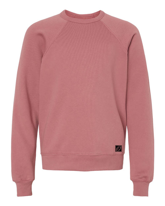 Bella Canvas Youth Midweight Sponge Fleece Crewneck Sweatshirt