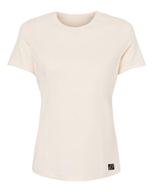 Bella Canvas Ladies Relaxed Fit Heather CVC Crew Neck Short Sleeve Tee - Red/Pink/Yellow/Orange/Tan