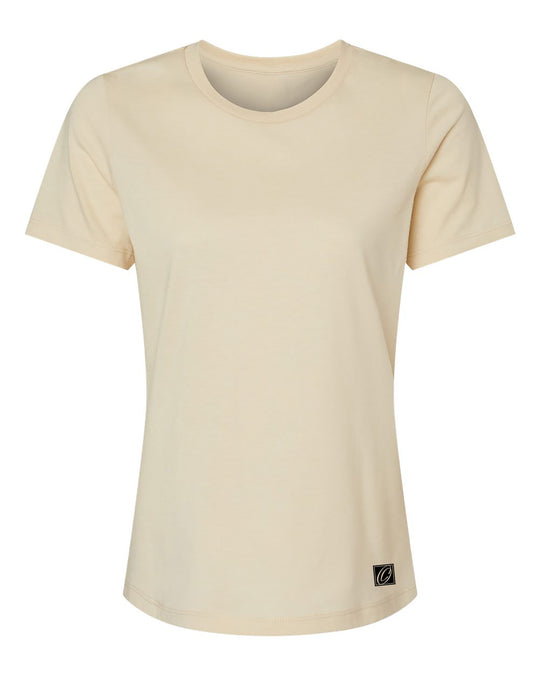 Bella Canvas Ladies Relaxed Fit Heather CVC Crew Neck Short Sleeve Tee - Red/Pink/Yellow/Orange/Tan