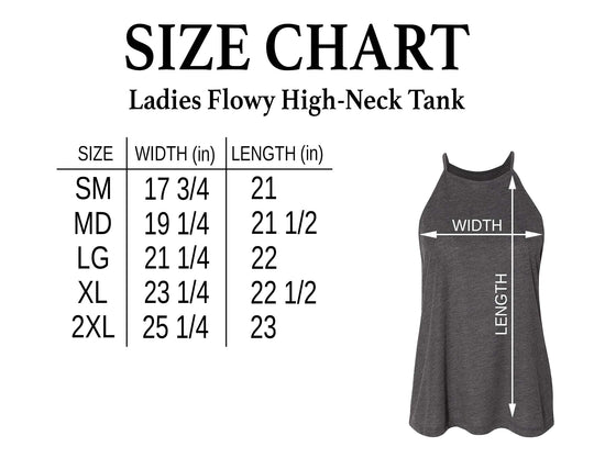 Bella Canvas Ladies Flowy High-Neck Tank