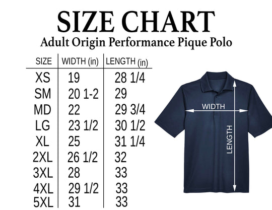 Adult - John Glenn Bobcats Varity Boys Tennis - 2025 - CORE365 Origin Performance Piqué Polo