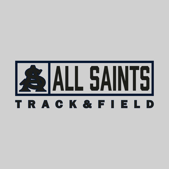 All Saints Cougars - Track & Field - Framed Mascot & School Name