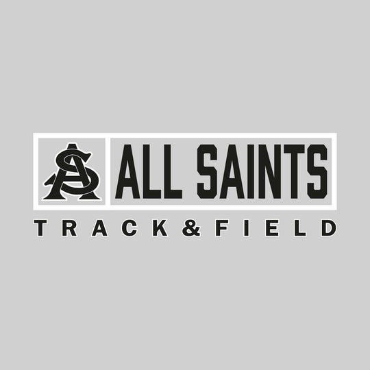 All Saints Cougars - Track & Field - Framed Mascot & School Name