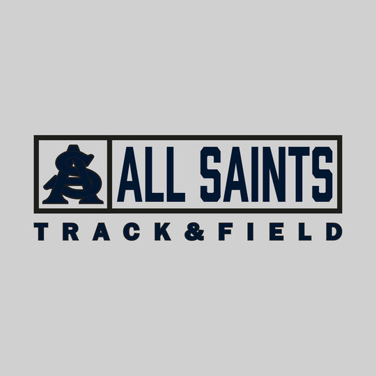 All Saints Cougars - Track & Field - Framed Mascot & School Name