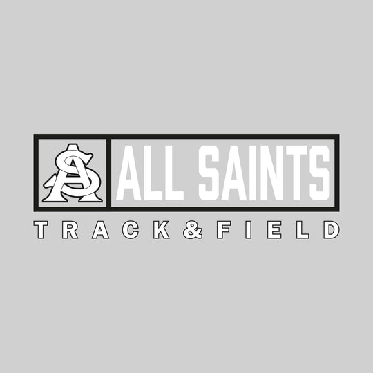 All Saints Cougars - Track & Field - Framed Mascot & School Name