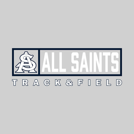 All Saints Cougars - Track & Field - Framed Mascot & School Name