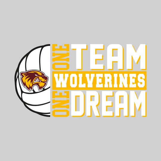 Au Gres-Sims Wolverines - Volleyball - One Team One Dream
