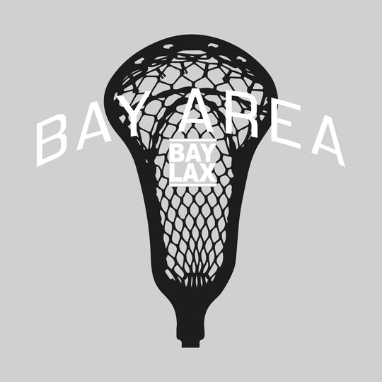Bay Area Lacrosse Club - Lacrosse - Arched Bay Area Over Lacrosse Stick with Logo