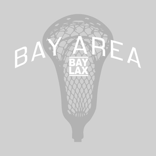 Bay Area Lacrosse Club - Lacrosse - Arched Bay Area Over Lacrosse Stick with Logo
