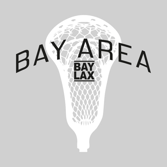 Bay Area Lacrosse Club - Lacrosse - Arched Bay Area Over Lacrosse Stick with Logo