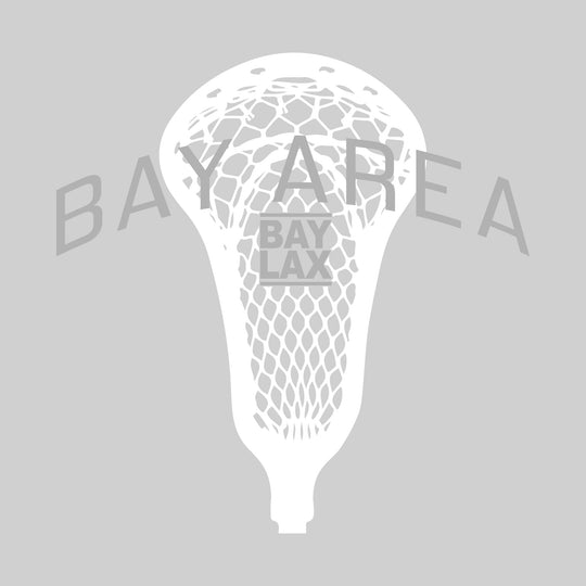 Bay Area Lacrosse Club - Lacrosse - Arched Bay Area Over Lacrosse Stick with Logo
