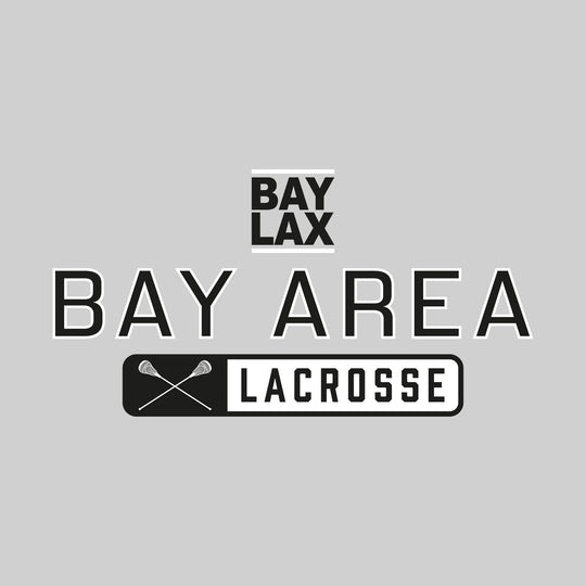 Bay Area Lacrosse Club - Lacrosse - Mascot Over Name with Rounded Rectangle
